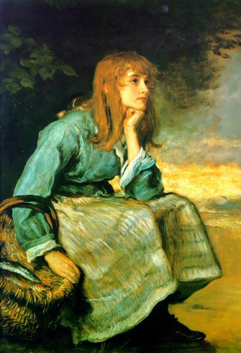 Wikioo.org - The Encyclopedia of Fine Arts - Painting, Artwork by John Everett Millais - Caller Herrin'