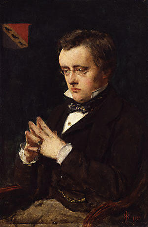 WikiOO.org – 美術百科全書 - 繪畫，作品 John Everett Millais - 肖像威尔基·柯林斯的