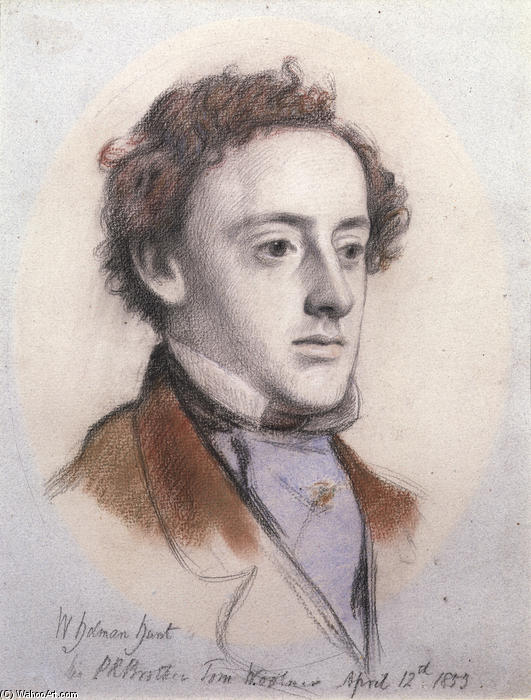 Wikioo.org – La Enciclopedia de las Bellas Artes - Pintura, Obras de arte de John Everett Millais - retrato de juan everett millais