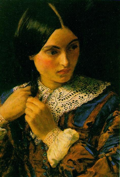 WikiOO.org – 美術百科全書 - 繪畫，作品 John Everett Millais - 美女