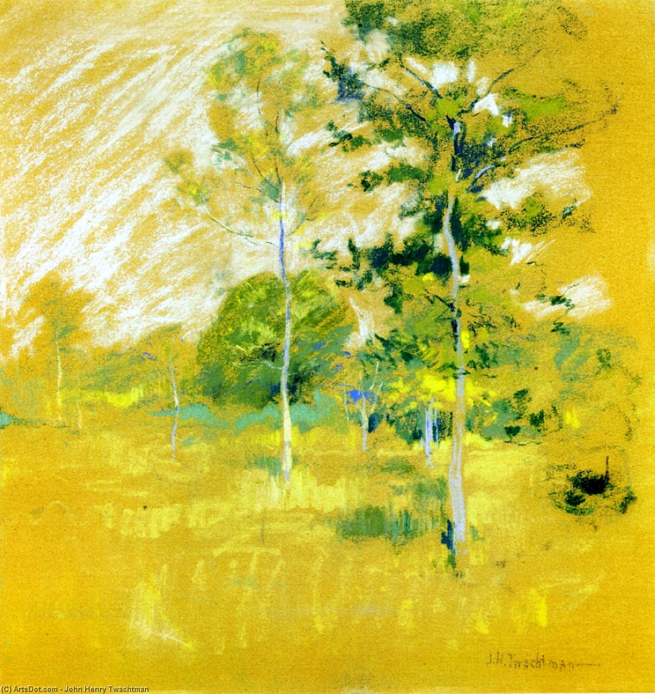 WikiOO.org - Enciclopedia of Fine Arts - Pictura, lucrări de artă John Henry Twachtman - Landscape