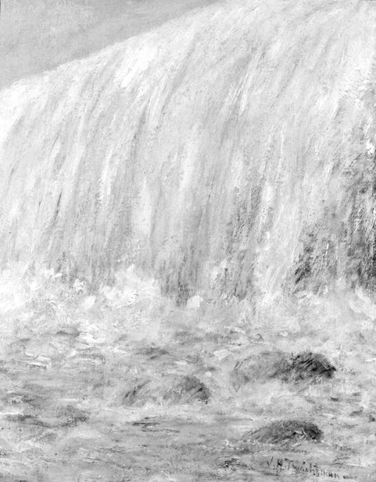 Wikioo.org - สารานุกรมวิจิตรศิลป์ - จิตรกรรม John Henry Twachtman - Niagara