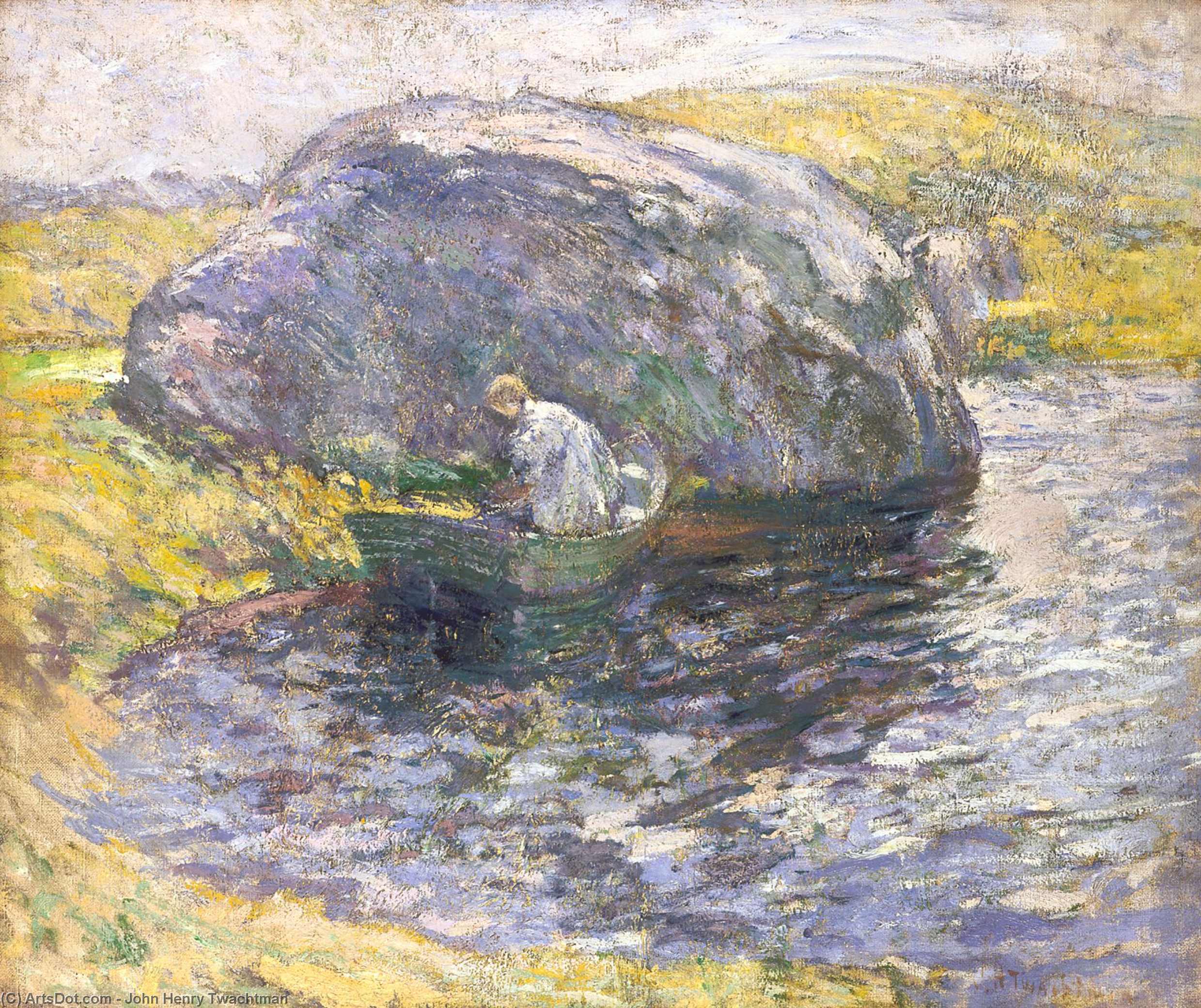 Wikioo.org - The Encyclopedia of Fine Arts - Painting, Artwork by John Henry Twachtman - A Summer Day