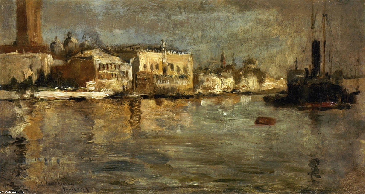 Wikioo.org - The Encyclopedia of Fine Arts - Painting, Artwork by John Henry Twachtman - View of Venice