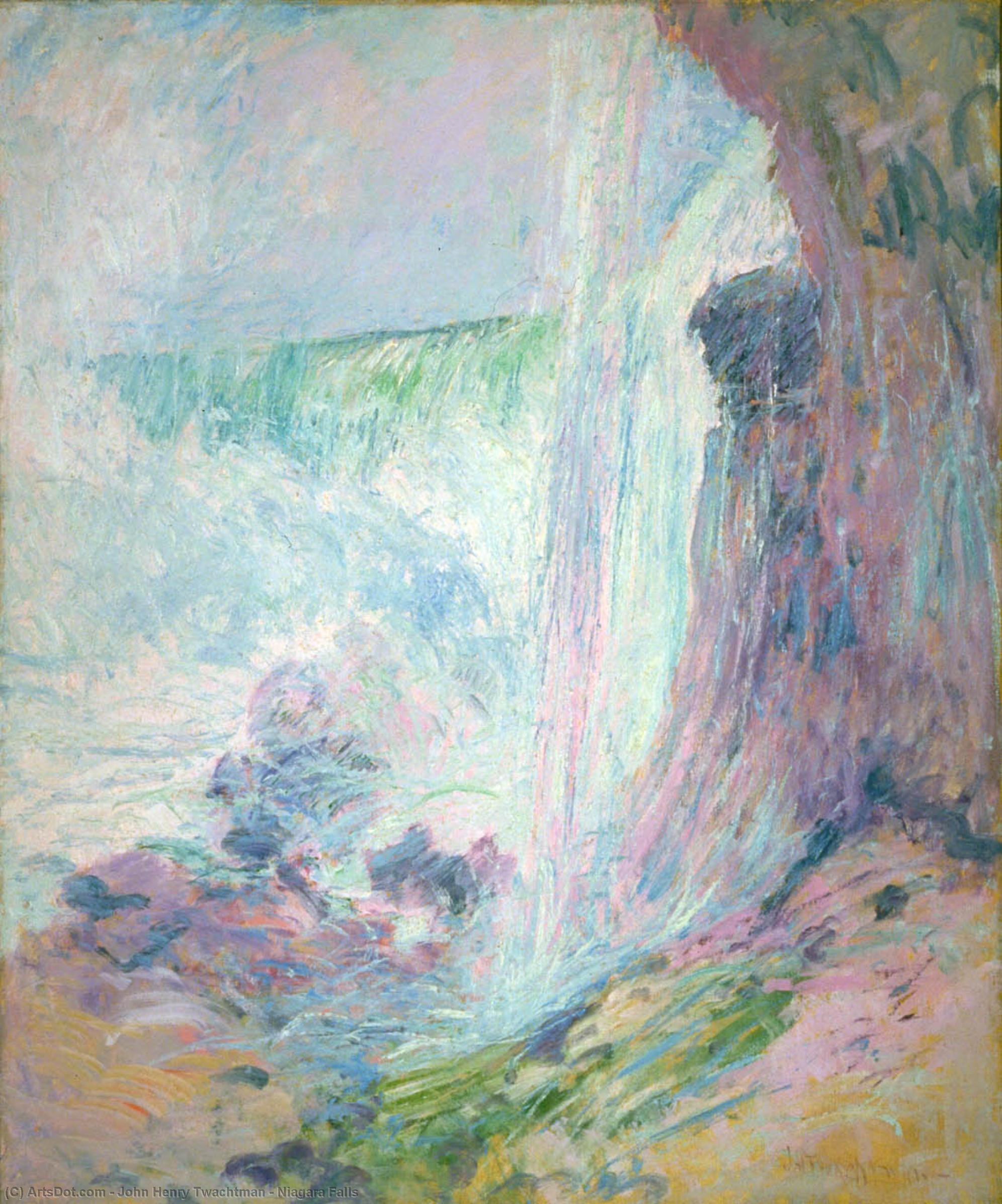 Wikioo.org - The Encyclopedia of Fine Arts - Painting, Artwork by John Henry Twachtman - Niagara Falls