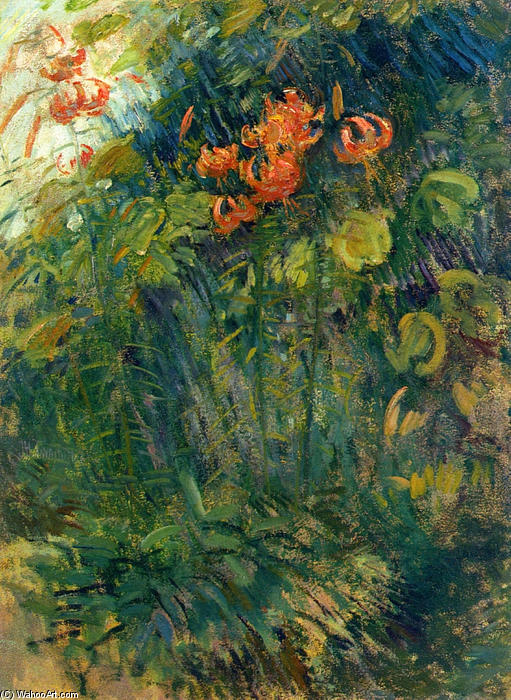 WikiOO.org - Енциклопедия за изящни изкуства - Живопис, Произведения на изкуството John Henry Twachtman - Flowers