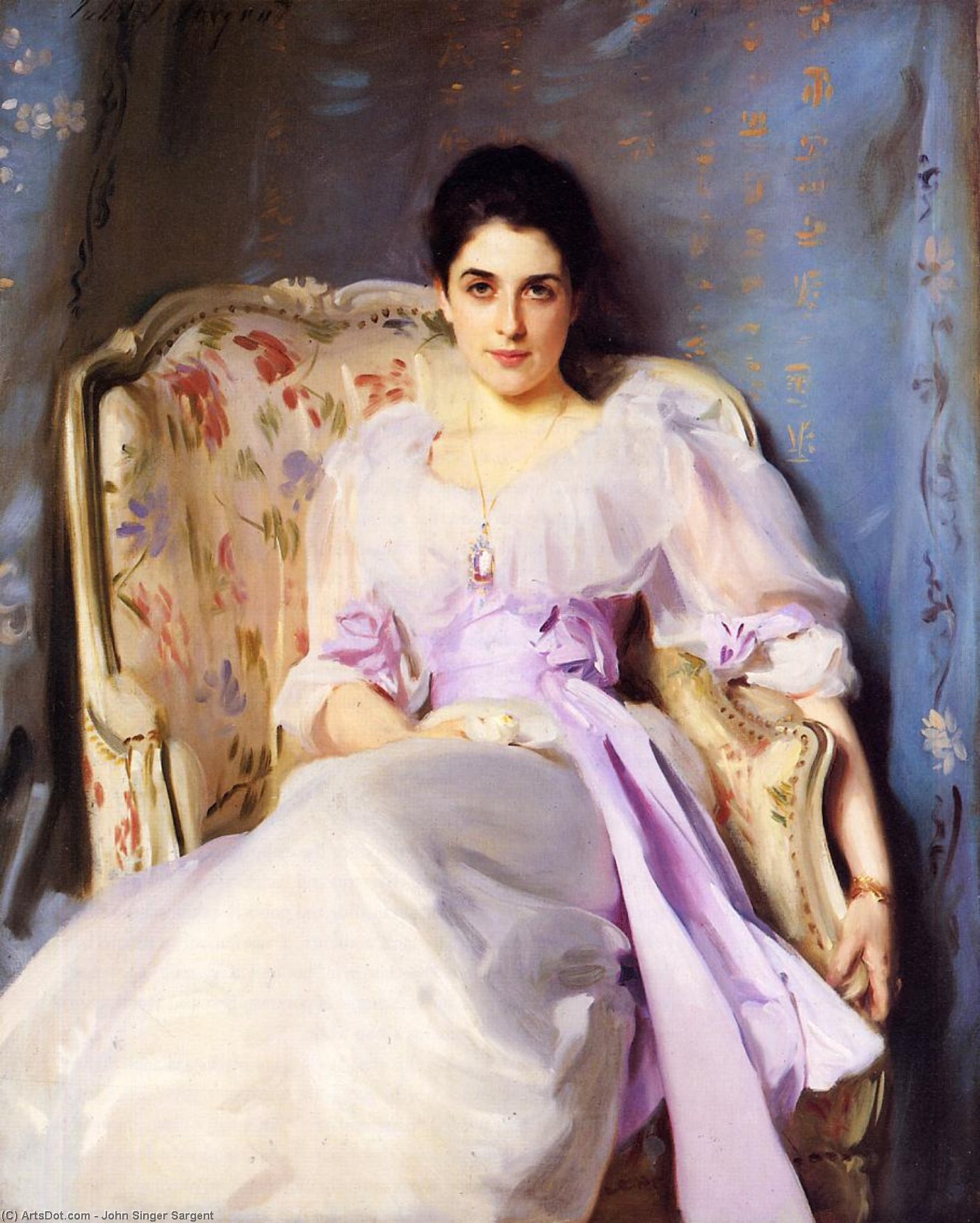 Wikioo.org - The Encyclopedia of Fine Arts - Painting, Artwork by John Singer Sargent - Lady Agnew of Lochnaw