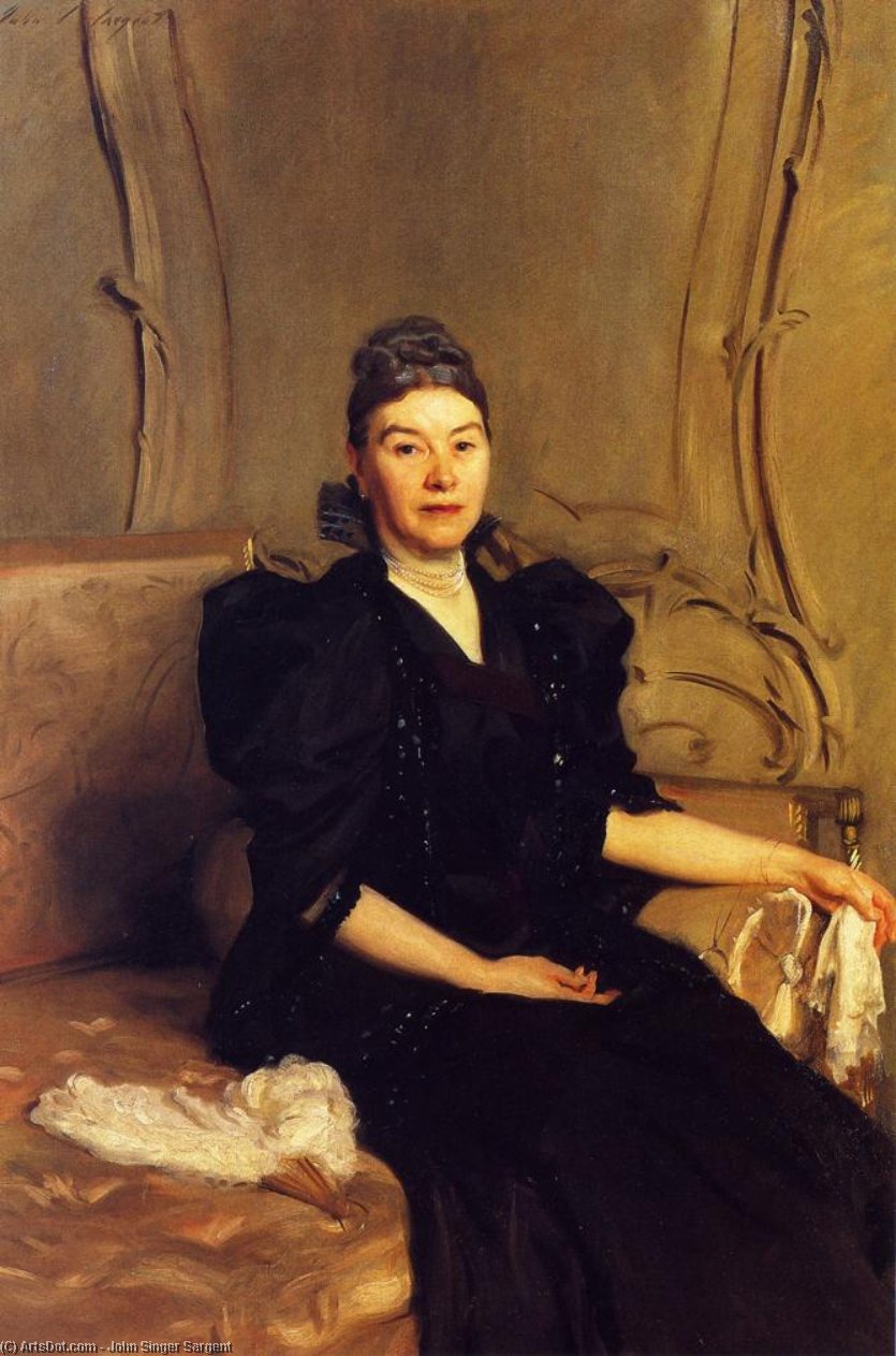 Wikioo.org – L'Encyclopédie des Beaux Arts - Peinture, Oeuvre de John Singer Sargent - Mme Robertson