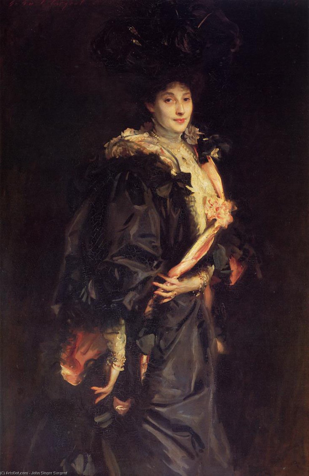 Wikioo.org - The Encyclopedia of Fine Arts - Painting, Artwork by John Singer Sargent - Portrait of Lady Sassoon