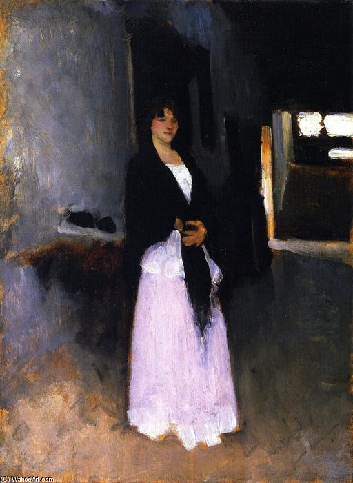 Wikioo.org - The Encyclopedia of Fine Arts - Painting, Artwork by John Singer Sargent - A Venetian woman