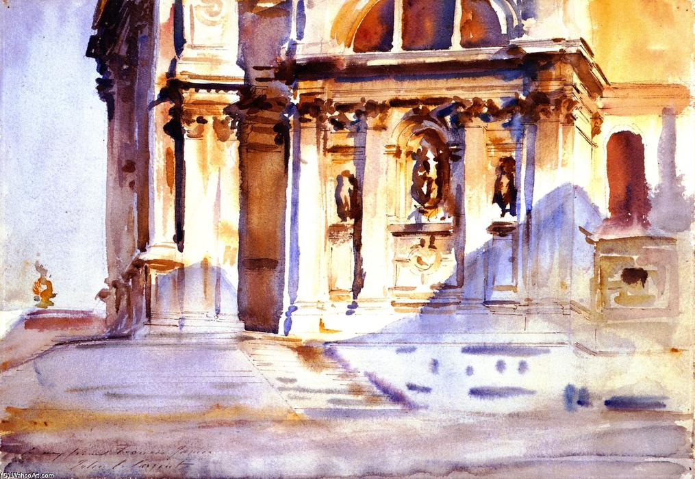 Wikioo.org – La Enciclopedia de las Bellas Artes - Pintura, Obras de arte de John Singer Sargent - Santa Maria della Salute