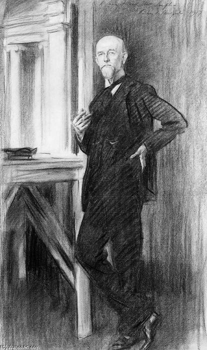 Wikioo.org - Bách khoa toàn thư về mỹ thuật - Vẽ tranh, Tác phẩm nghệ thuật John Singer Sargent - Portrait of Charles Martin Loeffler