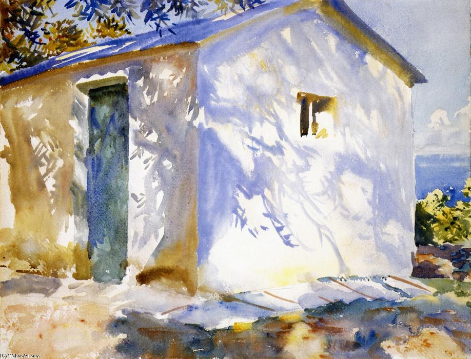 Wikioo.org - Bách khoa toàn thư về mỹ thuật - Vẽ tranh, Tác phẩm nghệ thuật John Singer Sargent - Corfu: Lights and Shadows