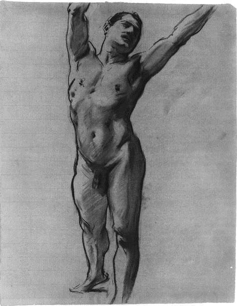 Wikioo.org - Encyklopedia Sztuk Pięknych - Malarstwo, Grafika John Singer Sargent - Nude 2