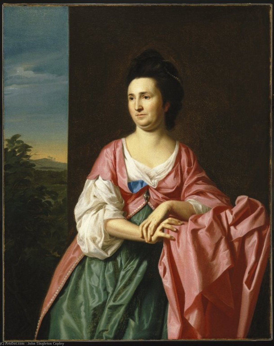 Wikioo.org - The Encyclopedia of Fine Arts - Painting, Artwork by John Singleton Copley - Mrs.William Eppes