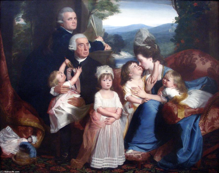 WikiOO.org - 백과 사전 - 회화, 삽화 John Singleton Copley - Portrait of Familie Copley