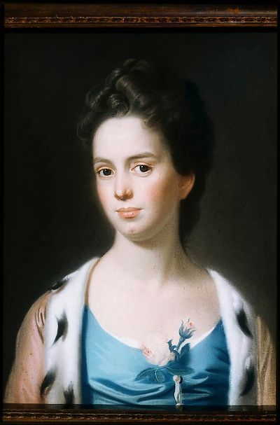 Wikioo.org - The Encyclopedia of Fine Arts - Painting, Artwork by John Singleton Copley - Mrs. Joseph Barrell (Hannah Fitch)