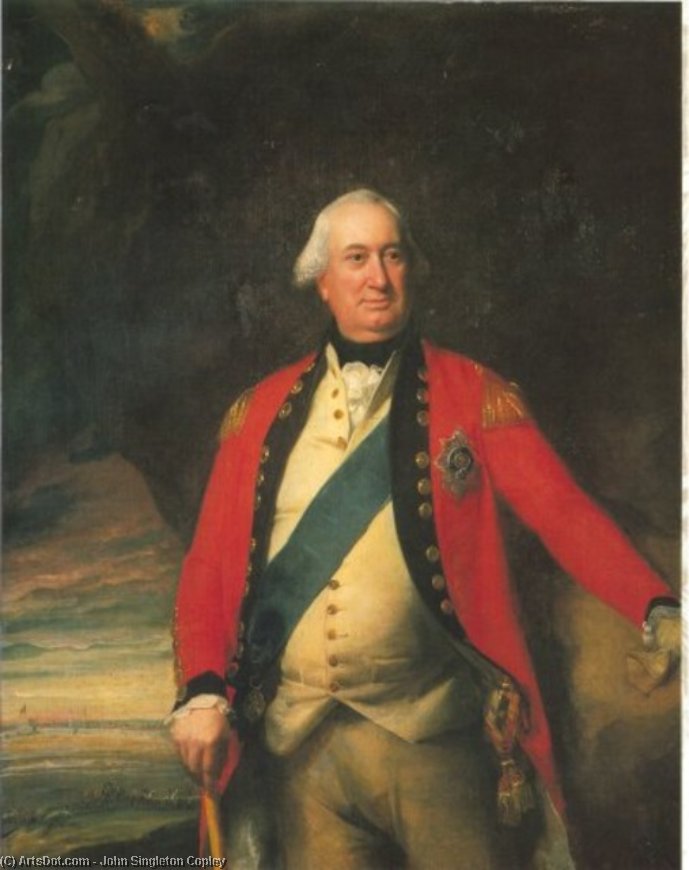 Wikioo.org - The Encyclopedia of Fine Arts - Painting, Artwork by John Singleton Copley - Charles Cornwallis, First Marquis of Cornwallis