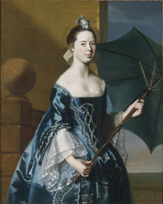 WikiOO.org - Εγκυκλοπαίδεια Καλών Τεχνών - Ζωγραφική, έργα τέχνης John Singleton Copley - Portrait of Mrs. Benjamin Pickman (Mary Toppan)