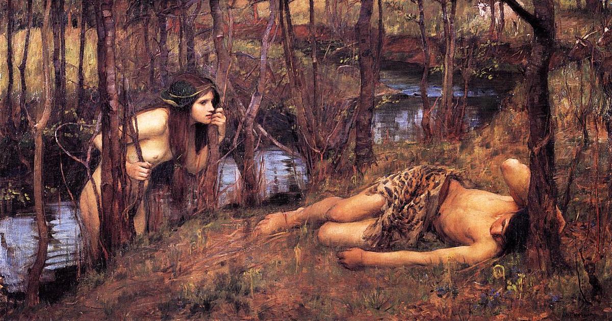 Wikioo.org - The Encyclopedia of Fine Arts - Painting, Artwork by John William Waterhouse - The Naiad