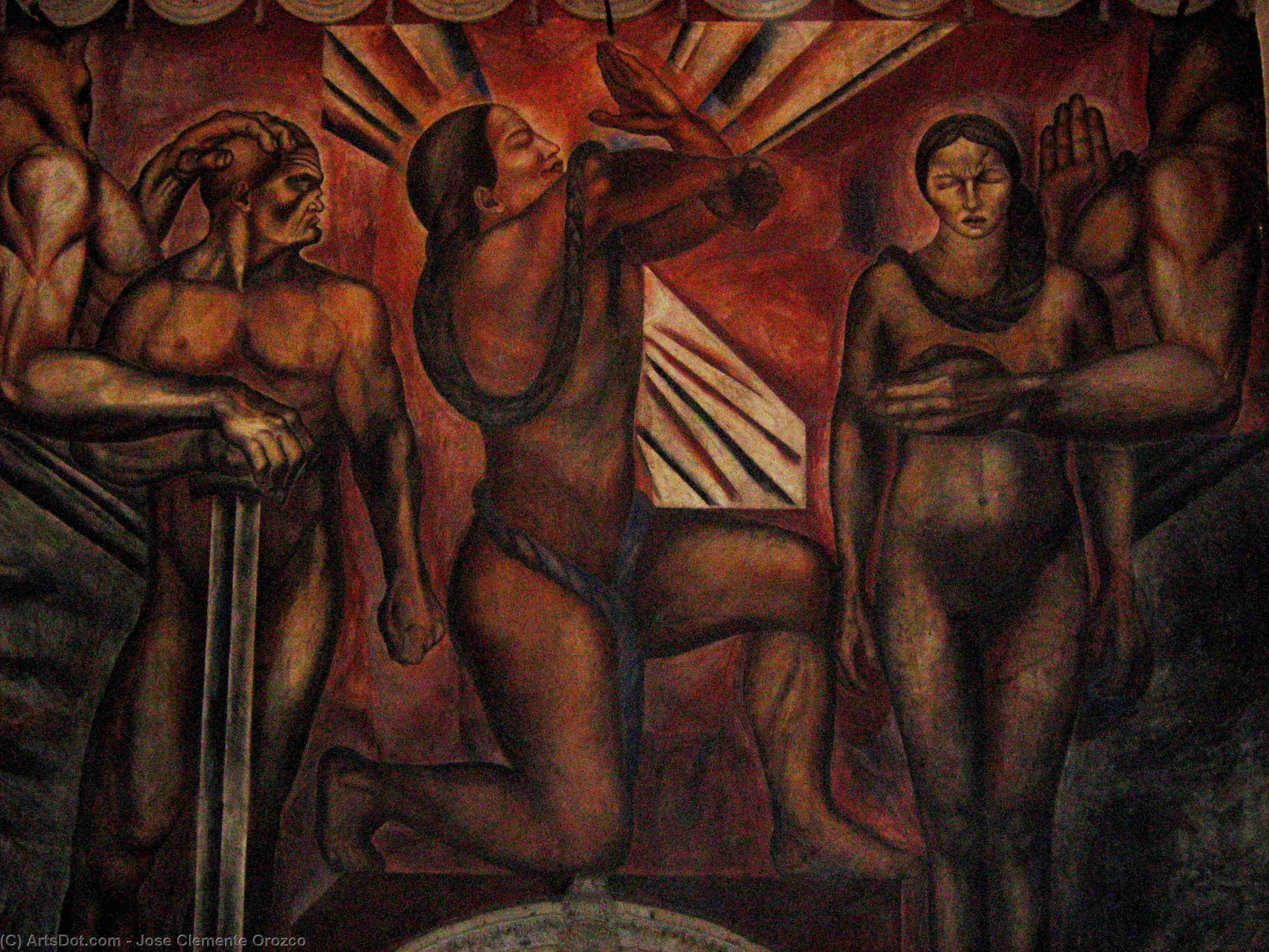 Wikioo.org - The Encyclopedia of Fine Arts - Painting, Artwork by Jose Clemente Orozco - Omnisciencia