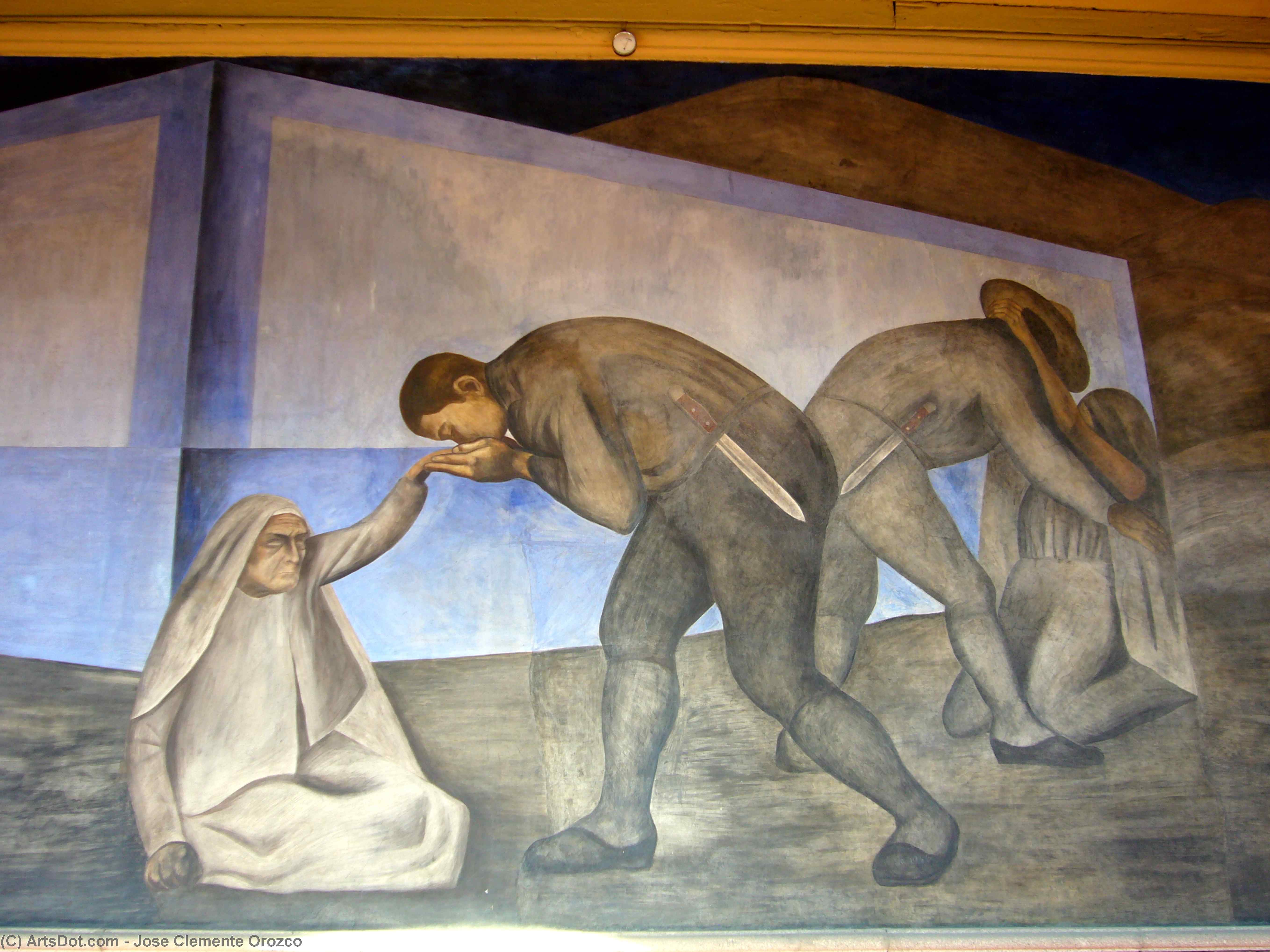 Wikioo.org - The Encyclopedia of Fine Arts - Painting, Artwork by Jose Clemente Orozco - Farewell