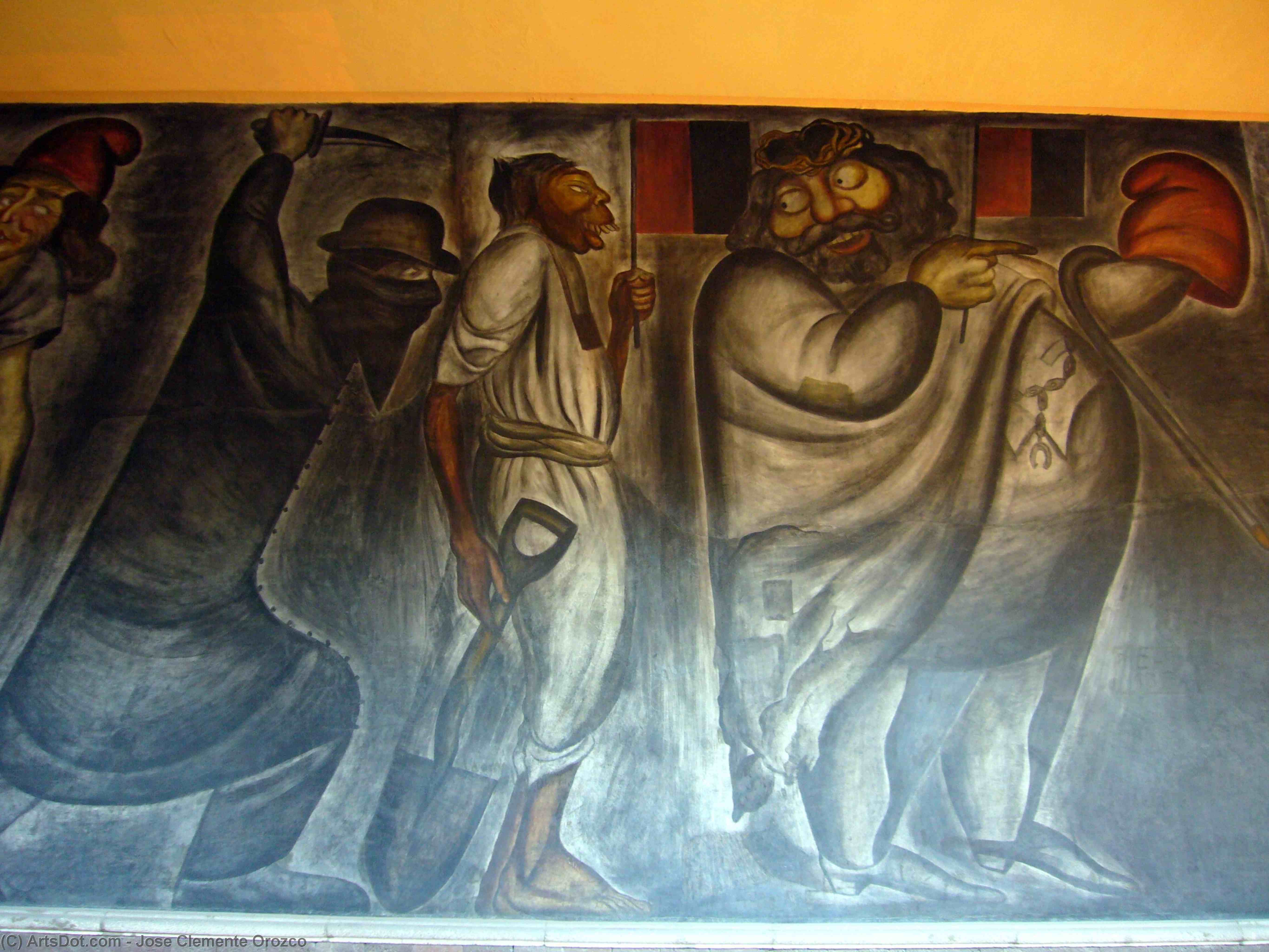 Wikioo.org - The Encyclopedia of Fine Arts - Painting, Artwork by Jose Clemente Orozco - The Poor
