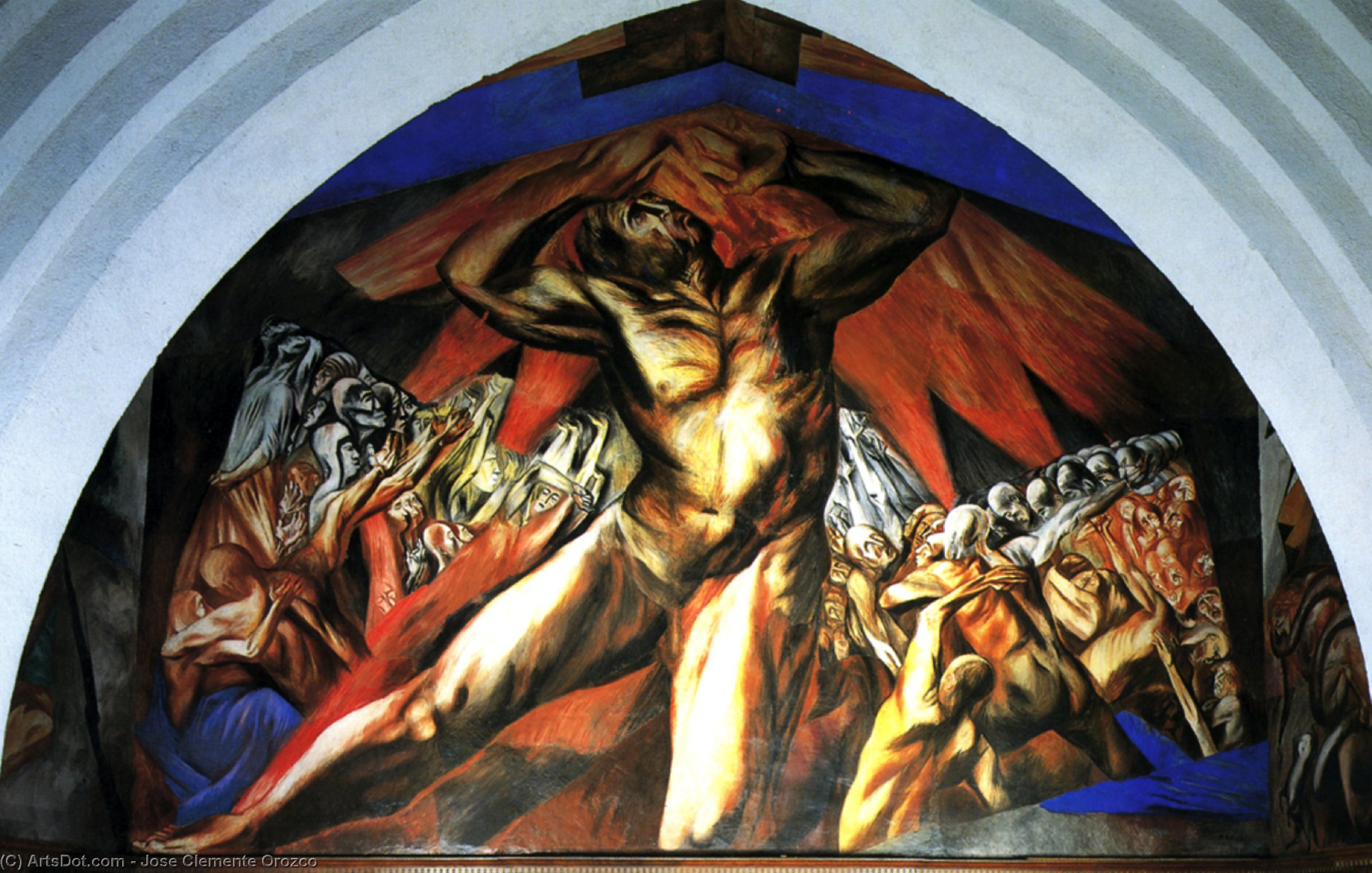 Wikioo.org - The Encyclopedia of Fine Arts - Painting, Artwork by Jose Clemente Orozco - Prometheus