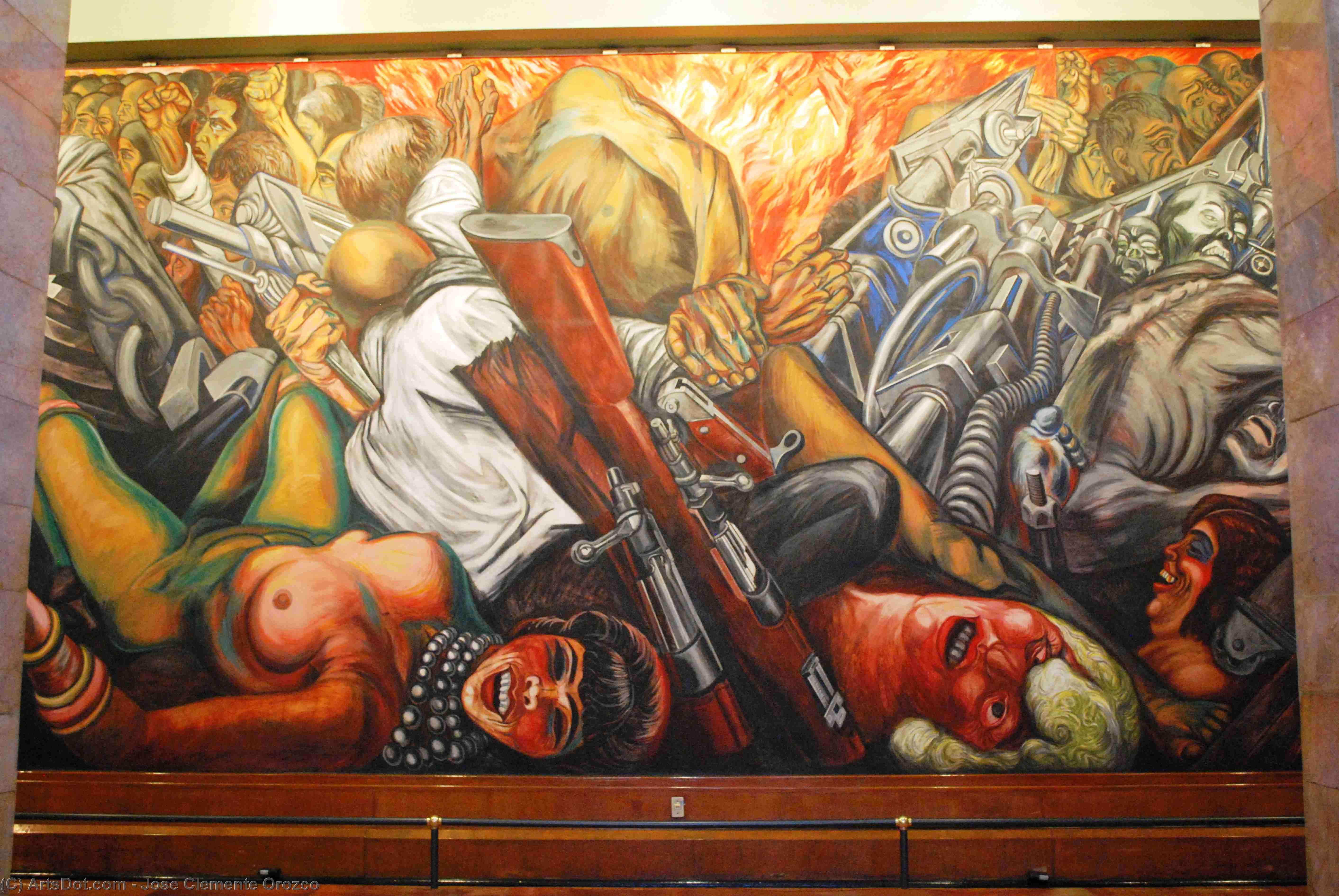 Wikioo.org - The Encyclopedia of Fine Arts - Painting, Artwork by Jose Clemente Orozco - Catharsis
