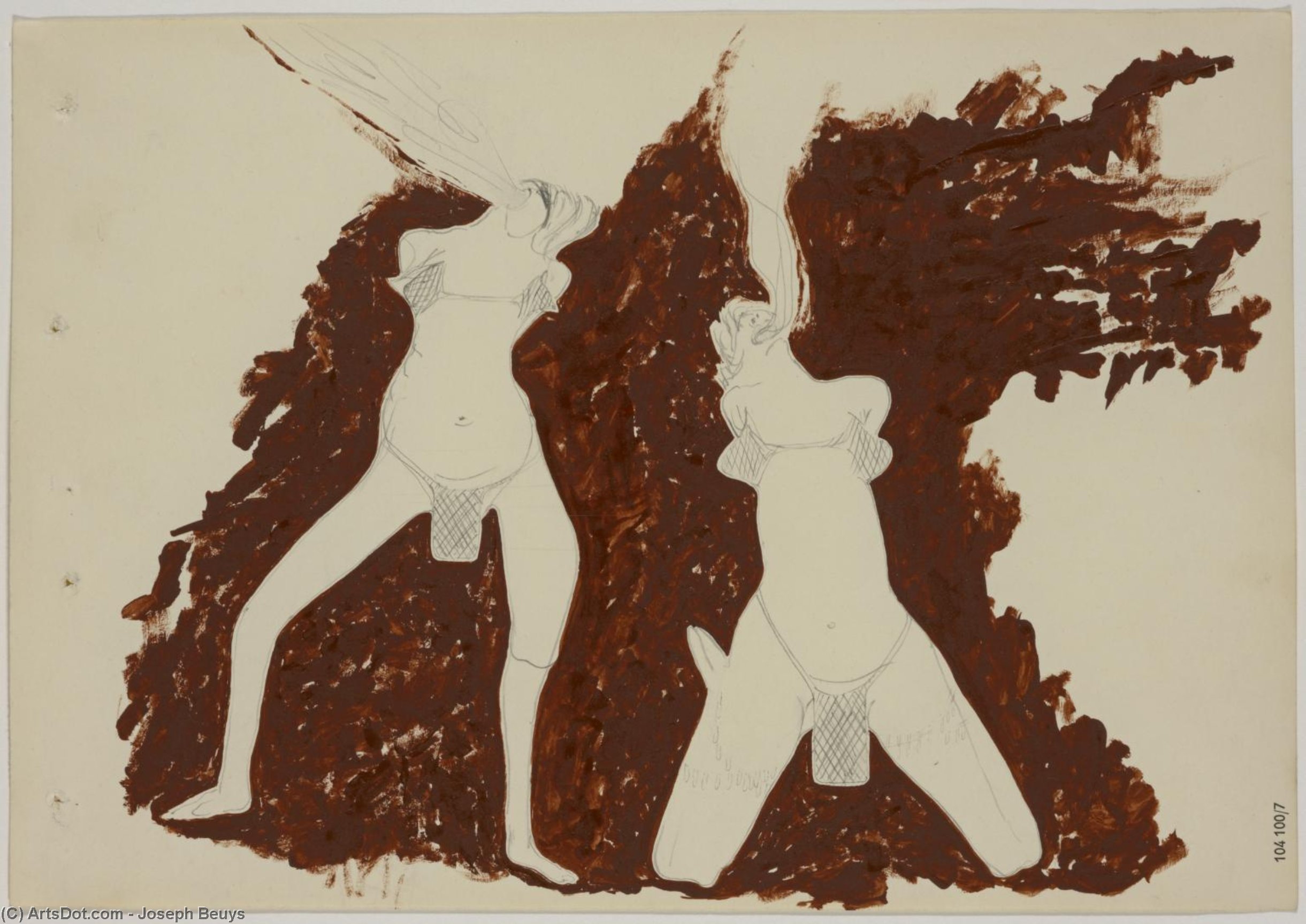WikiOO.org - Енциклопедия за изящни изкуства - Живопис, Произведения на изкуството Joseph Beuys - Witches Spitting Fire