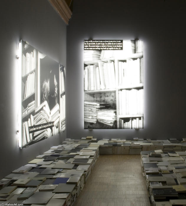 Wikioo.org - The Encyclopedia of Fine Arts - Painting, Artwork by Joseph Kosuth - The Phenomenon of the library