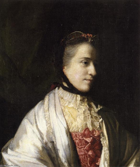 Wikioo.org - The Encyclopedia of Fine Arts - Painting, Artwork by Joshua Reynolds - Portrait of Emma, Countess of Mount Edgcumbe