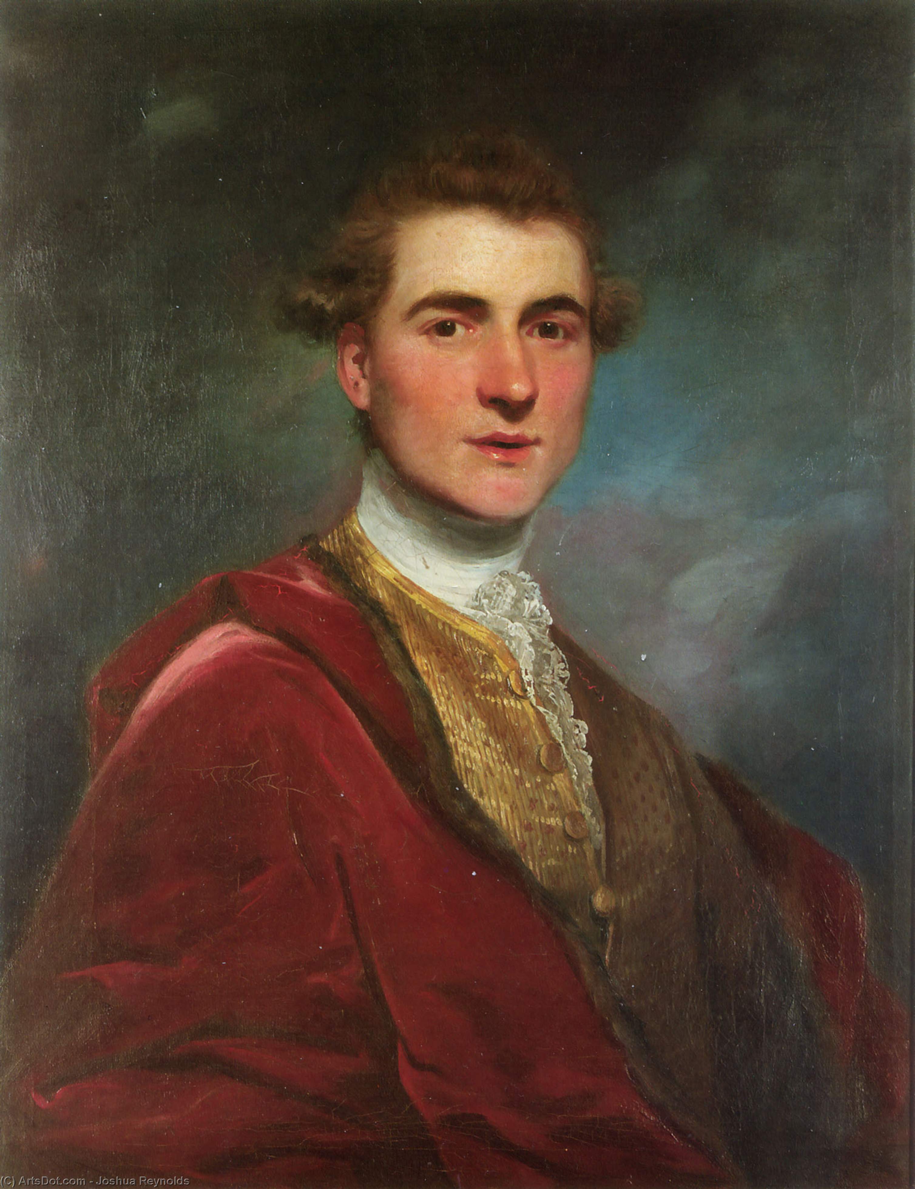 Wikioo.org – L'Encyclopédie des Beaux Arts - Peinture, Oeuvre de Joshua Reynolds - portrait de charles hamilton , 8th au début de haddington