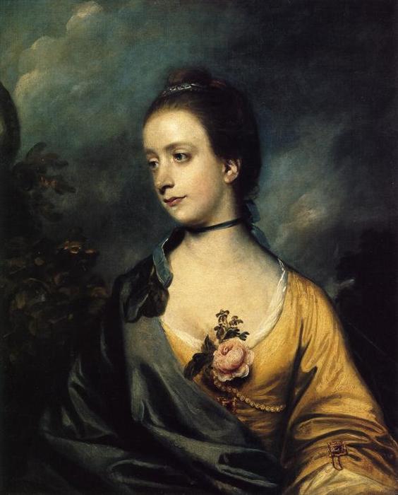 Wikioo.org – La Enciclopedia de las Bellas Artes - Pintura, Obras de arte de Joshua Reynolds - Señorita Isabella Thorold
