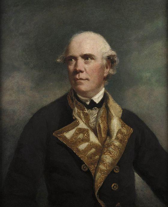 WikiOO.org - دایره المعارف هنرهای زیبا - نقاشی، آثار هنری Joshua Reynolds - Admiral the Honourable Samue Barrington