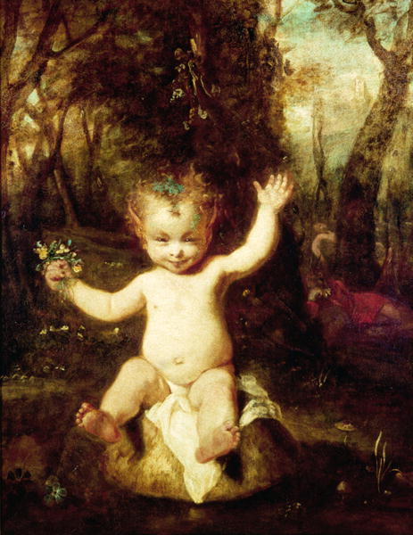 Wikioo.org - สารานุกรมวิจิตรศิลป์ - จิตรกรรม Joshua Reynolds - The Puck