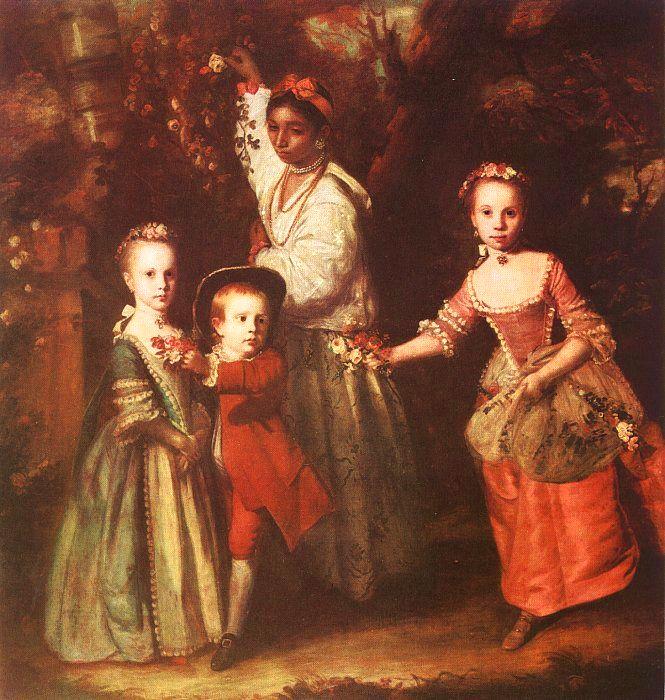 WikiOO.org - Enciklopedija dailės - Tapyba, meno kuriniai Joshua Reynolds - The Children of Edward Hollen Cruttenden