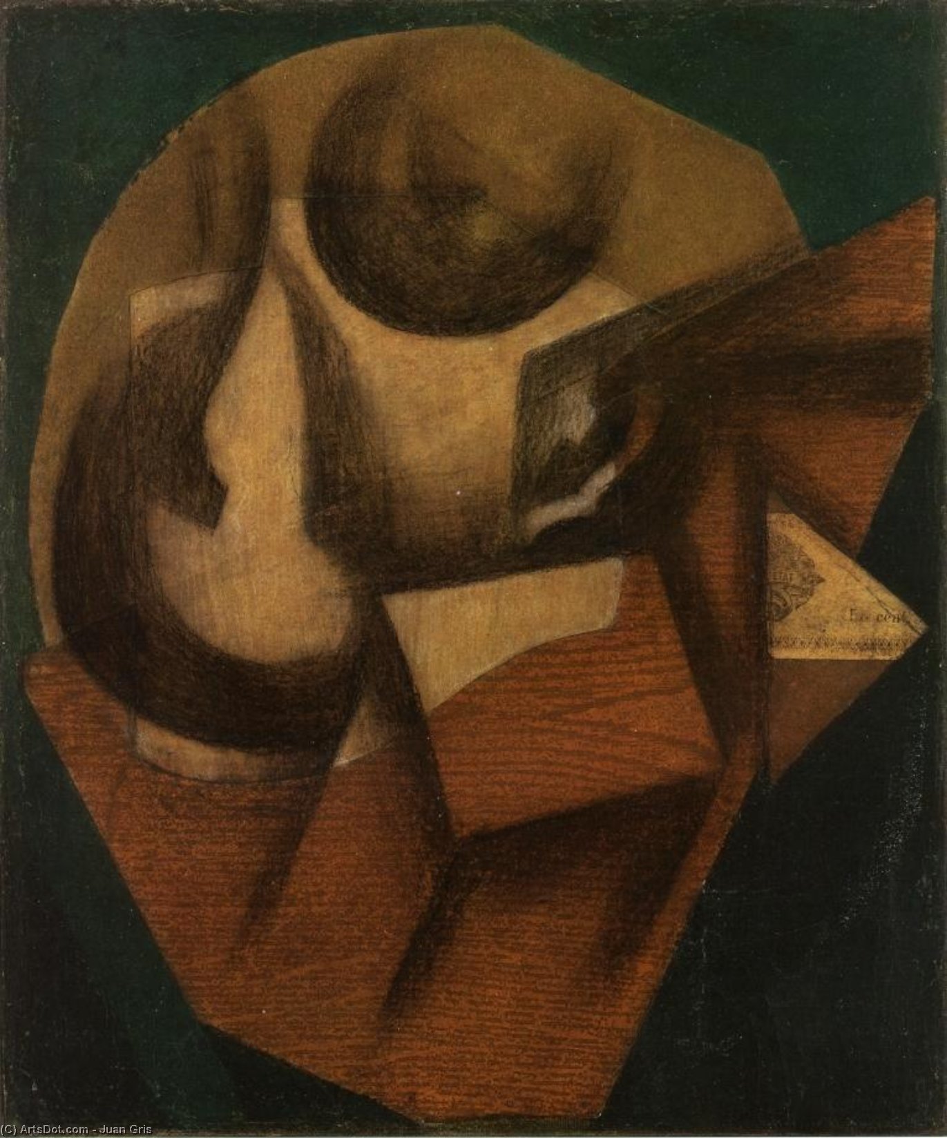 Wikioo.org - The Encyclopedia of Fine Arts - Painting, Artwork by Juan Gris - The Glass