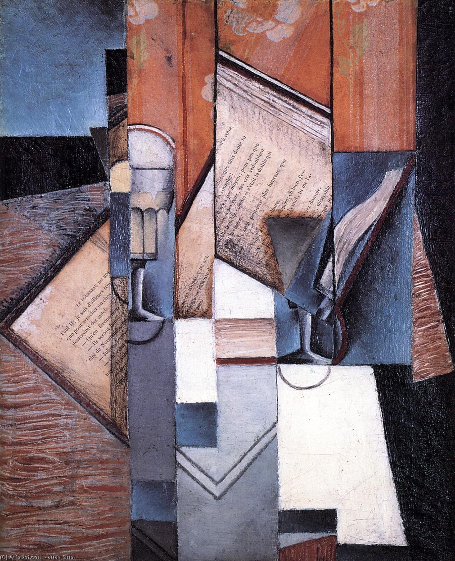 Wikioo.org - The Encyclopedia of Fine Arts - Painting, Artwork by Juan Gris - The Book