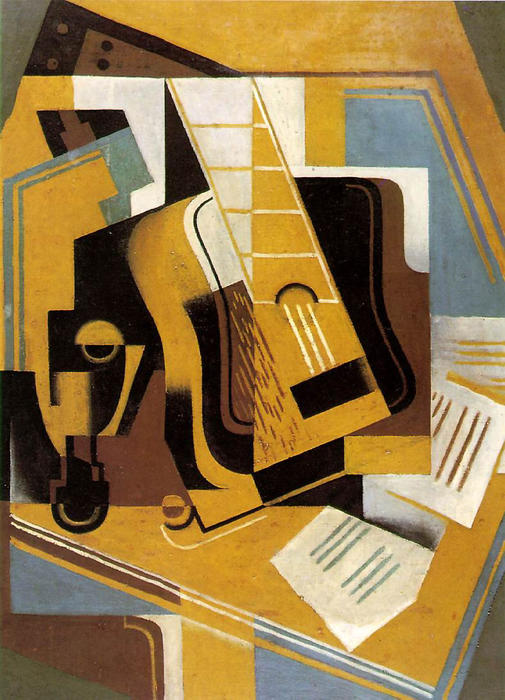 Wikioo.org - The Encyclopedia of Fine Arts - Painting, Artwork by Juan Gris - Photograph of The Guitar