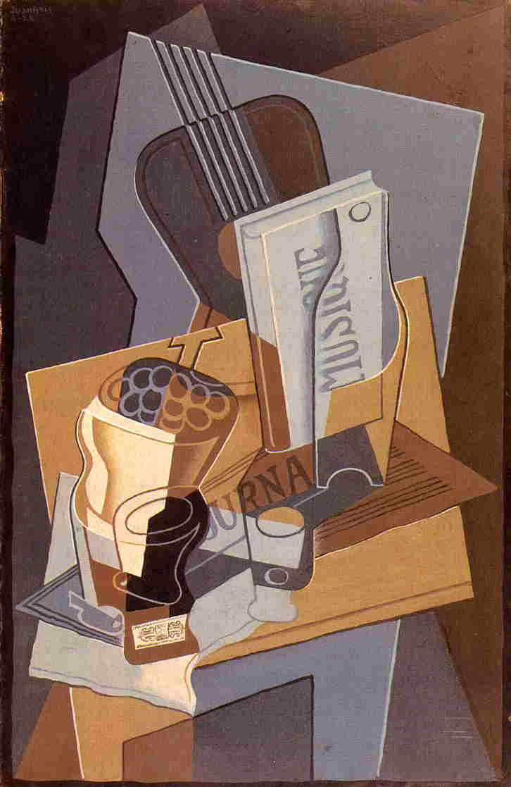 Wikioo.org - The Encyclopedia of Fine Arts - Painting, Artwork by Juan Gris - The Book of Music