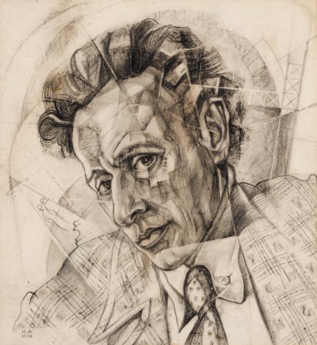 WikiOO.org - Енциклопедия за изящни изкуства - Живопис, Произведения на изкуството Jury Annenkov - Portrait of Vsevolod Meyerhold