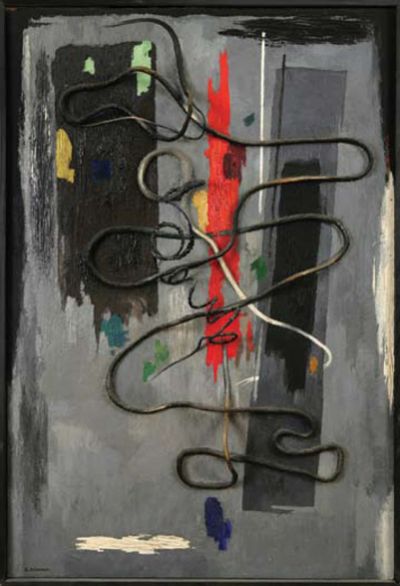 Wikioo.org - The Encyclopedia of Fine Arts - Painting, Artwork by Jury Annenkov - Collage in Gray