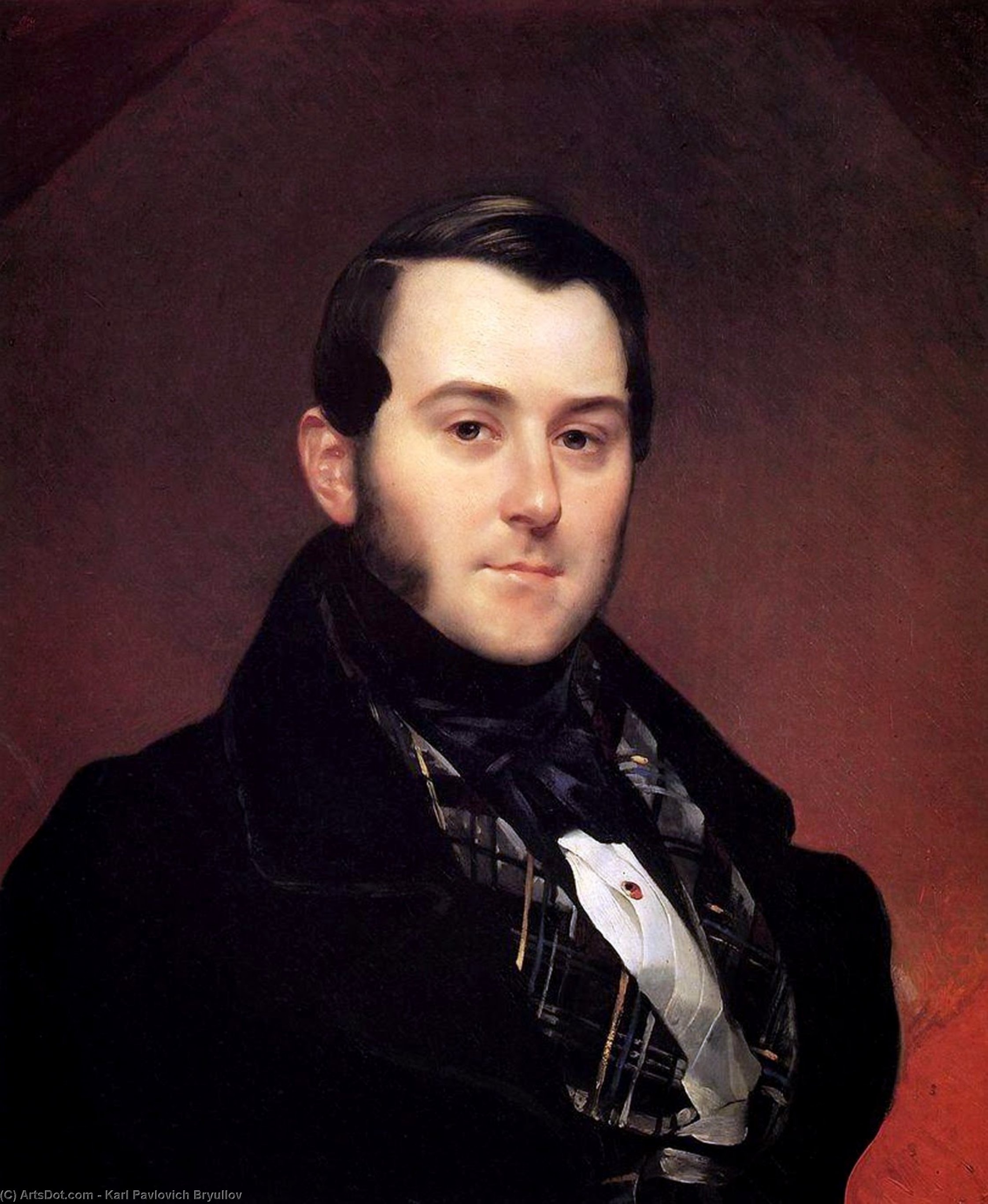 WikiOO.org - 백과 사전 - 회화, 삽화 Karl Pavlovich Bryullov - Portrait of I. A. Beck
