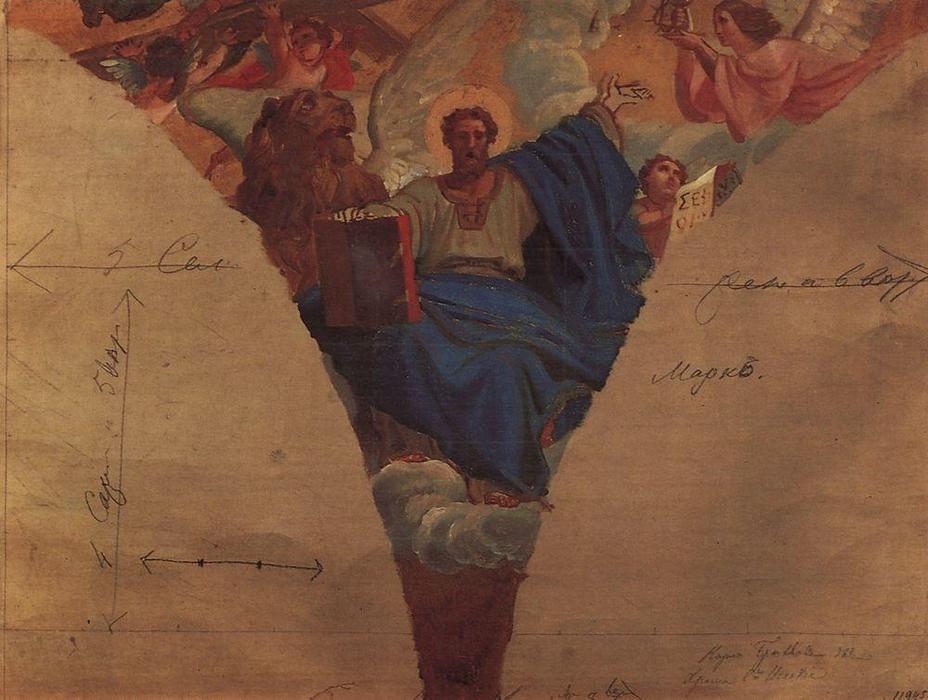 Wikioo.org – L'Enciclopedia delle Belle Arti - Pittura, Opere di Karl Pavlovich Bryullov - Marco Evangelista