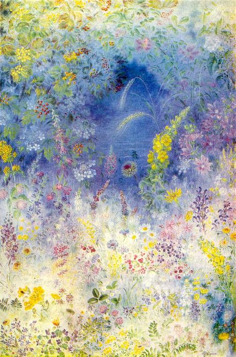WikiOO.org - Encyclopedia of Fine Arts - Maleri, Artwork Kateryna Vasylivna Bilokur - Field flowers