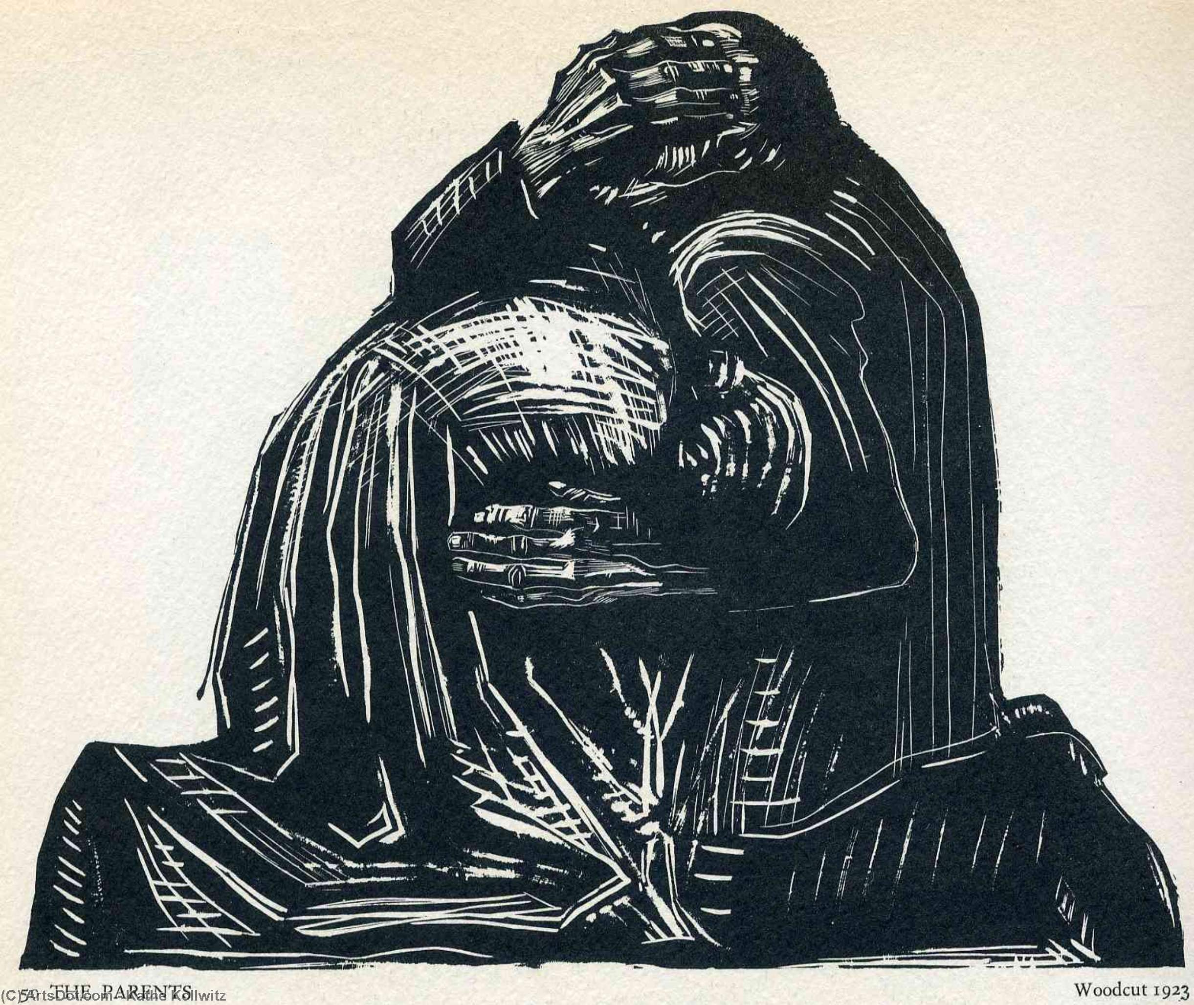 Wikioo.org - The Encyclopedia of Fine Arts - Painting, Artwork by Kathe Kollwitz - The Parents