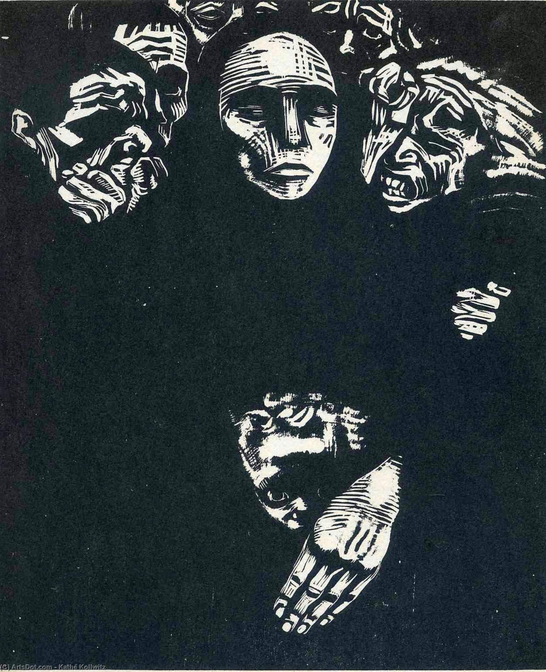 Wikioo.org - The Encyclopedia of Fine Arts - Painting, Artwork by Kathe Kollwitz - The People
