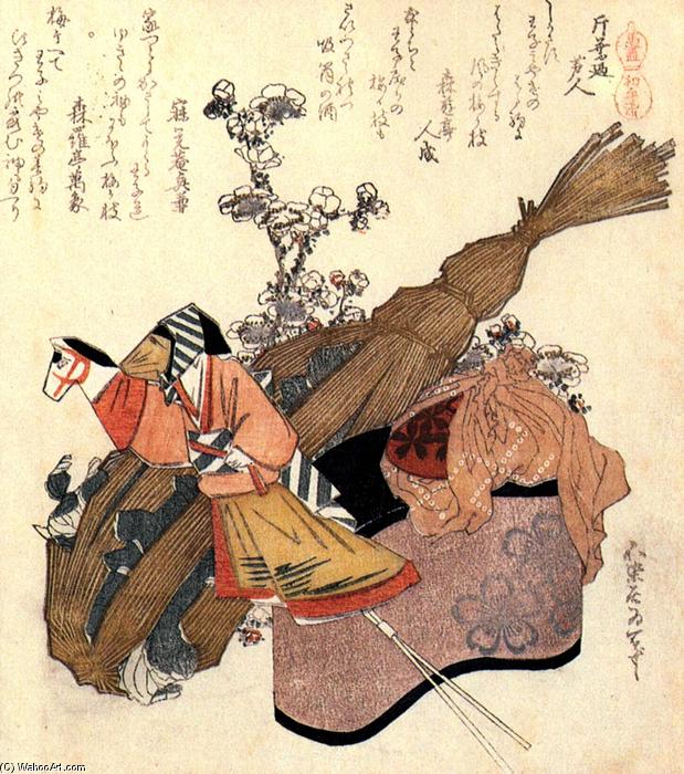 WikiOO.org - Енциклопедия за изящни изкуства - Живопис, Произведения на изкуството Katsushika Hokusai - A hand puppet