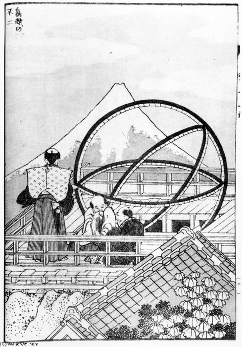 WikiOO.org - Енциклопедия за изящни изкуства - Живопис, Произведения на изкуството Katsushika Hokusai - Fuji at Torigoe